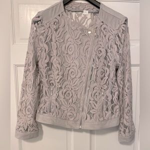 Gorgeous XL jacket — see through — beautiful detailing